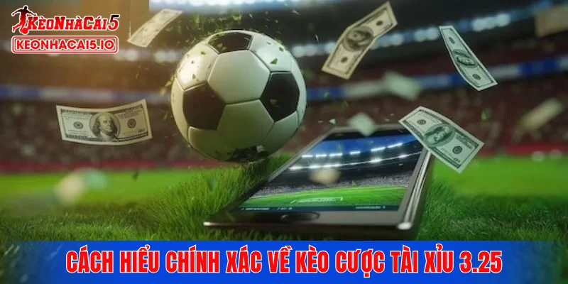 Cách hiểu chính xác về kèo cược tài xỉu 3.25
